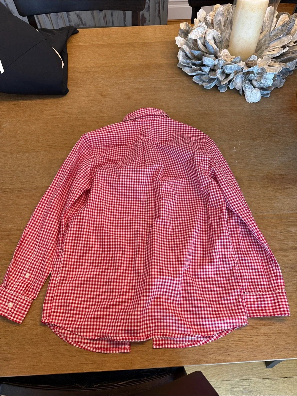 Vineyard Vines Red Gingham Button-Down Shirt